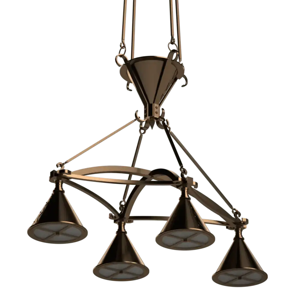 Ferric Chandelier - Crenshaw Lighting - Statement