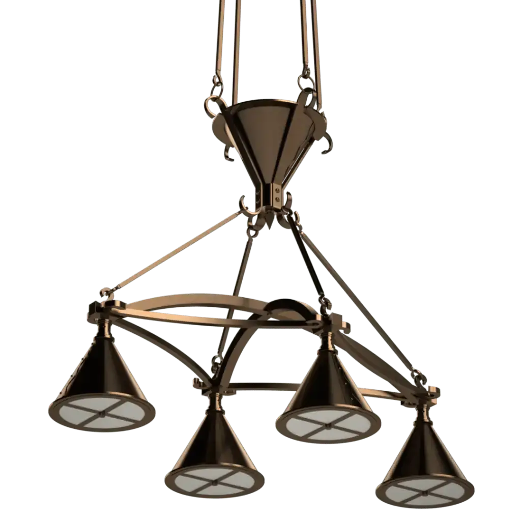 Ferric Chandelier - Crenshaw Lighting - Statement