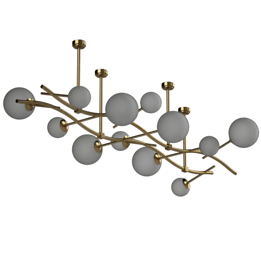 Gateway Chandelier - Crenshaw Lighting - Statement