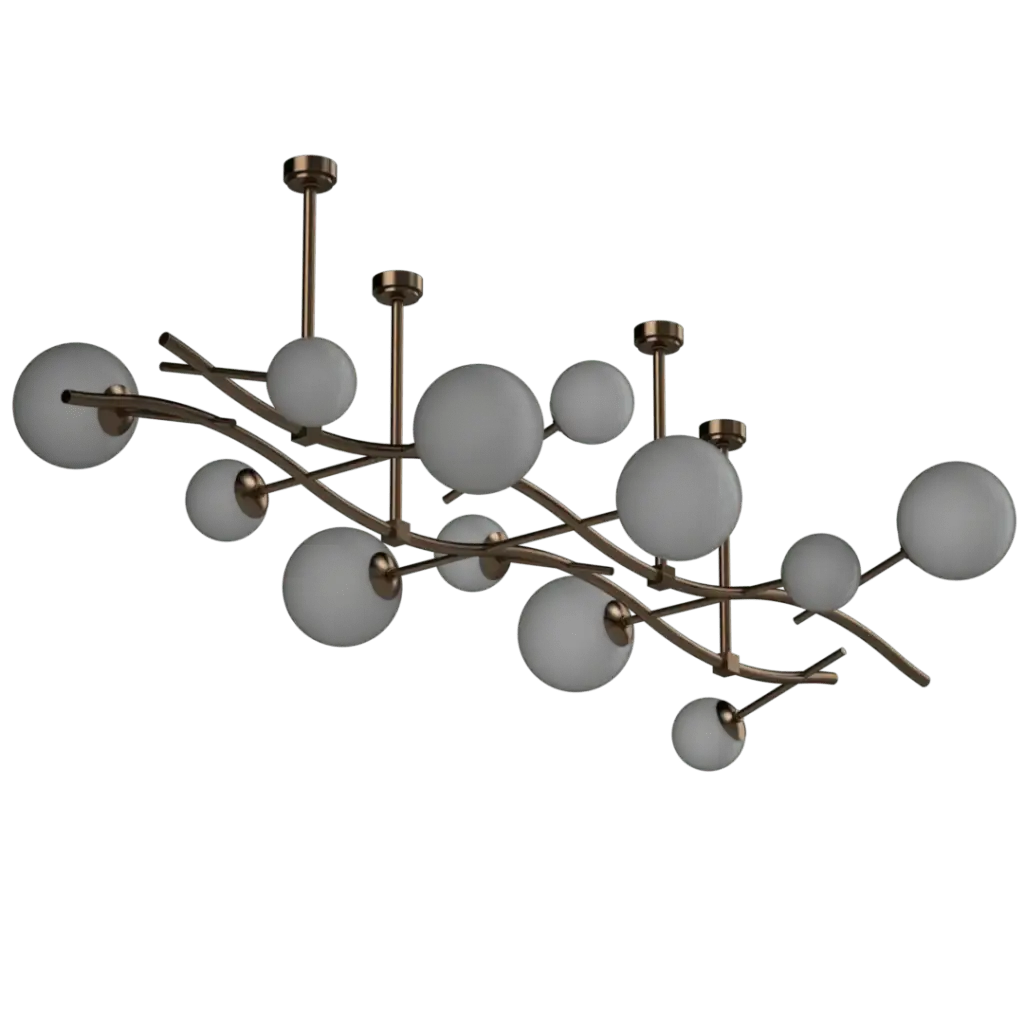 Gateway Chandelier - Crenshaw Lighting - Statement