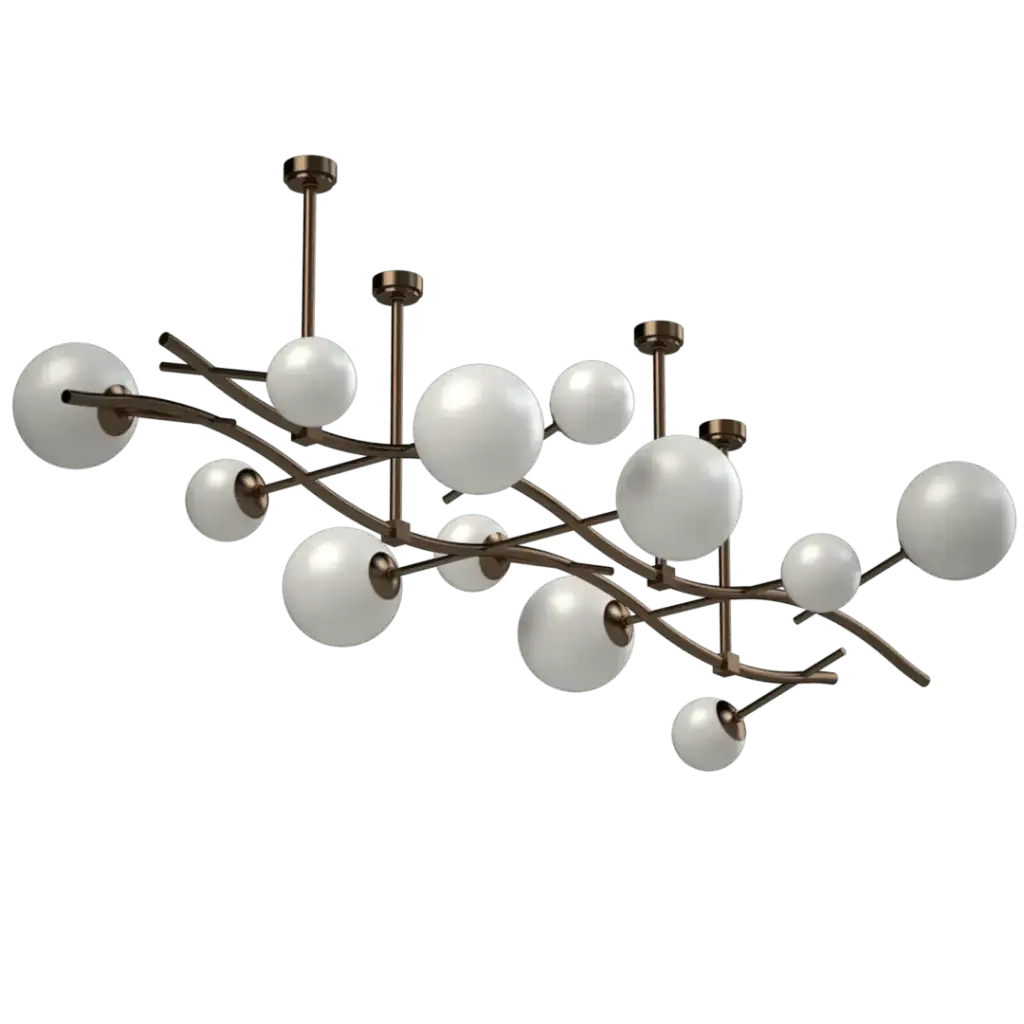 Gateway Chandelier - Crenshaw Lighting - Statement