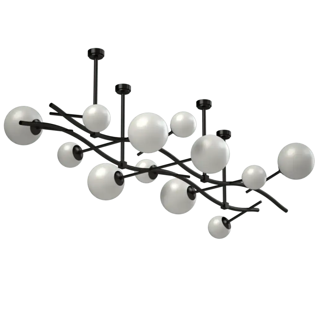 Gateway Chandelier - Crenshaw Lighting - Statement