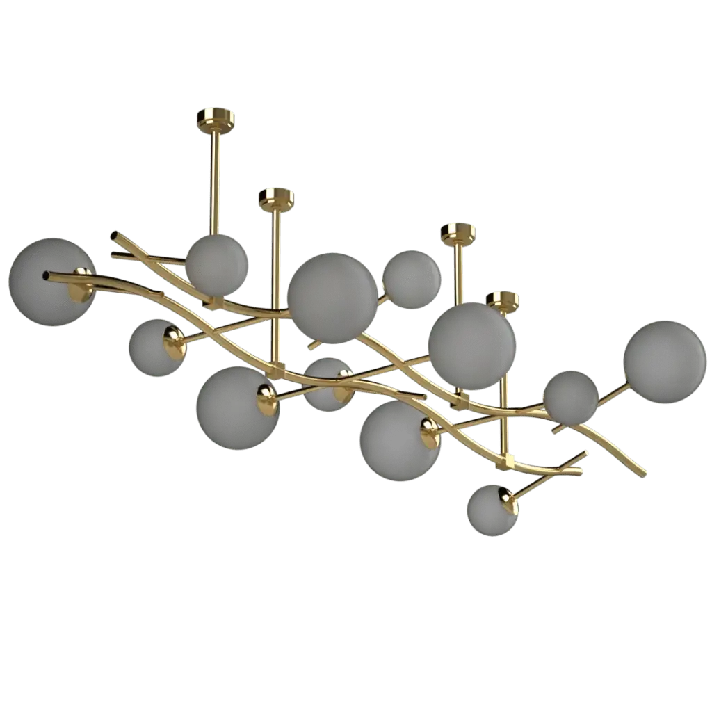 Gateway Chandelier - Crenshaw Lighting - Statement