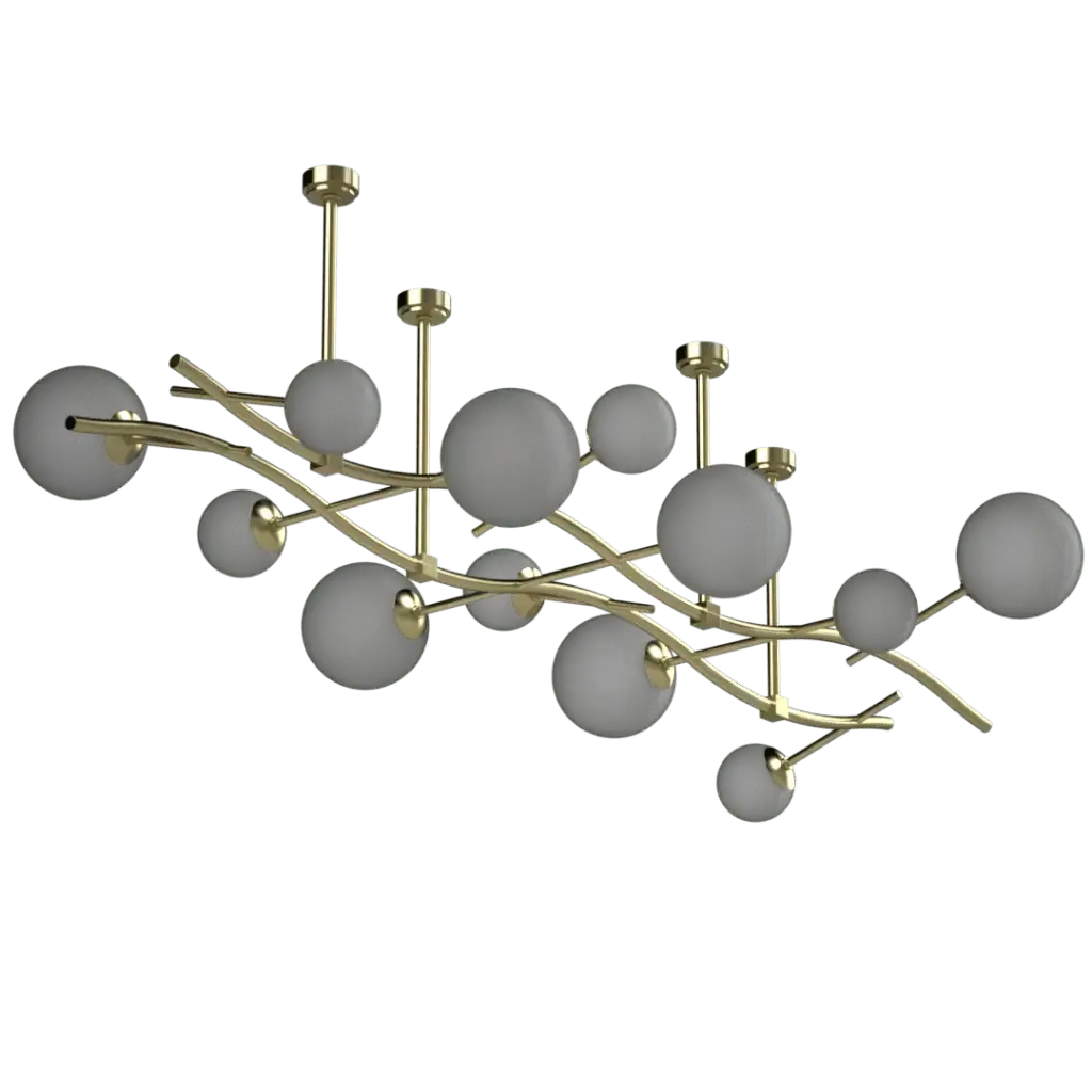Gateway Chandelier - Crenshaw Lighting - Statement