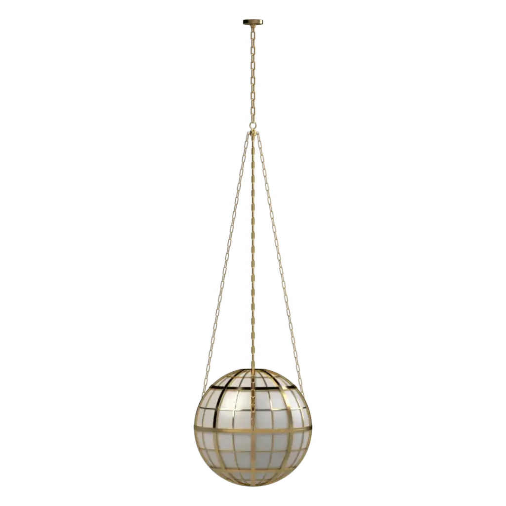 Hampton Roads Globe Pendant - Crenshaw Lighting - Statement