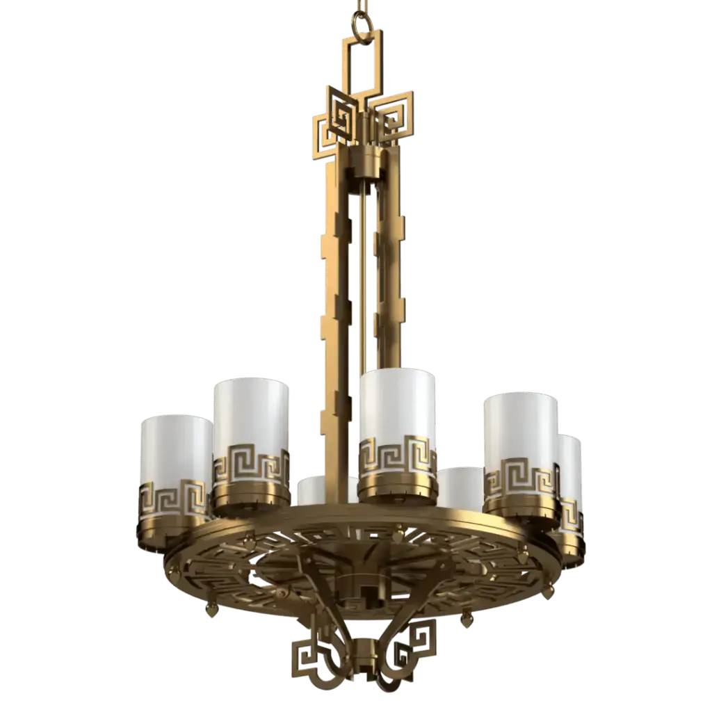 Meander Chandelier - Crenshaw Lighting - Statement
