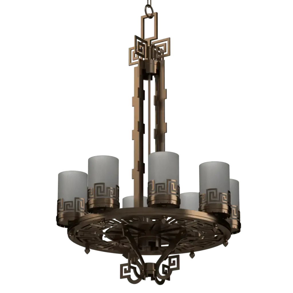 Meander Chandelier - Crenshaw Lighting - Statement