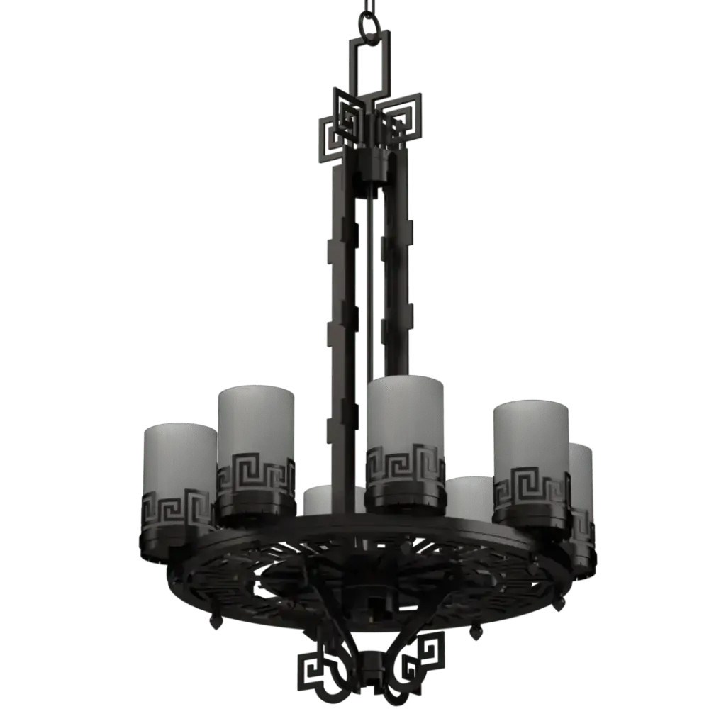Meander Chandelier - Crenshaw Lighting - Statement