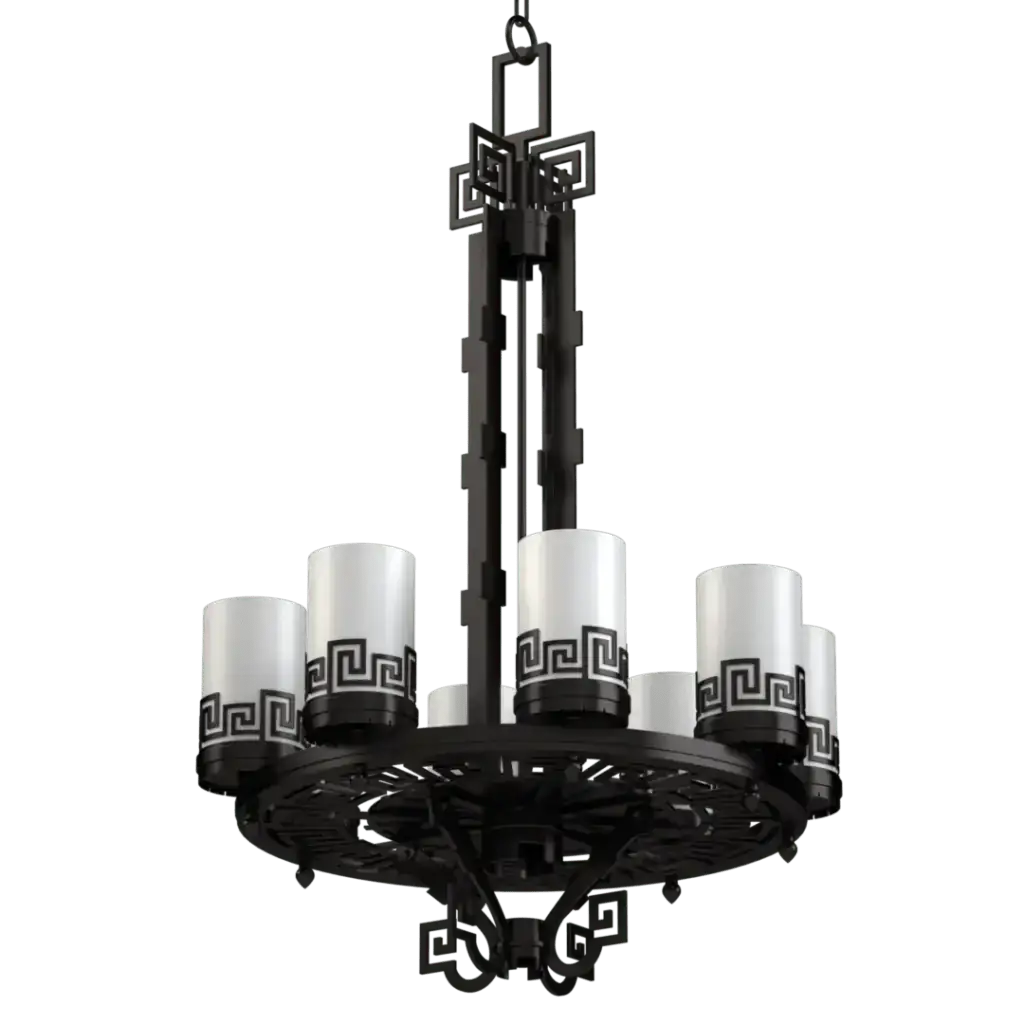 Meander Chandelier - Crenshaw Lighting - Statement