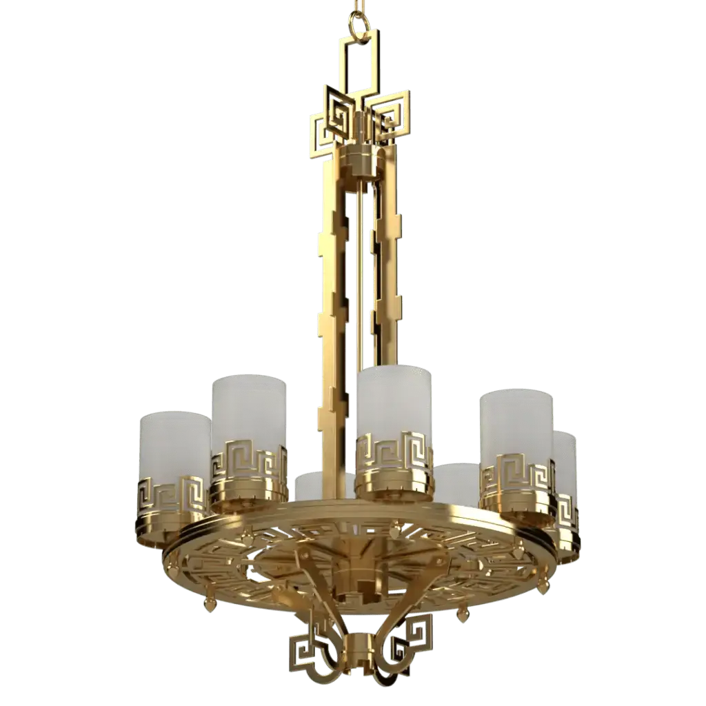 Meander Chandelier - Crenshaw Lighting - Statement