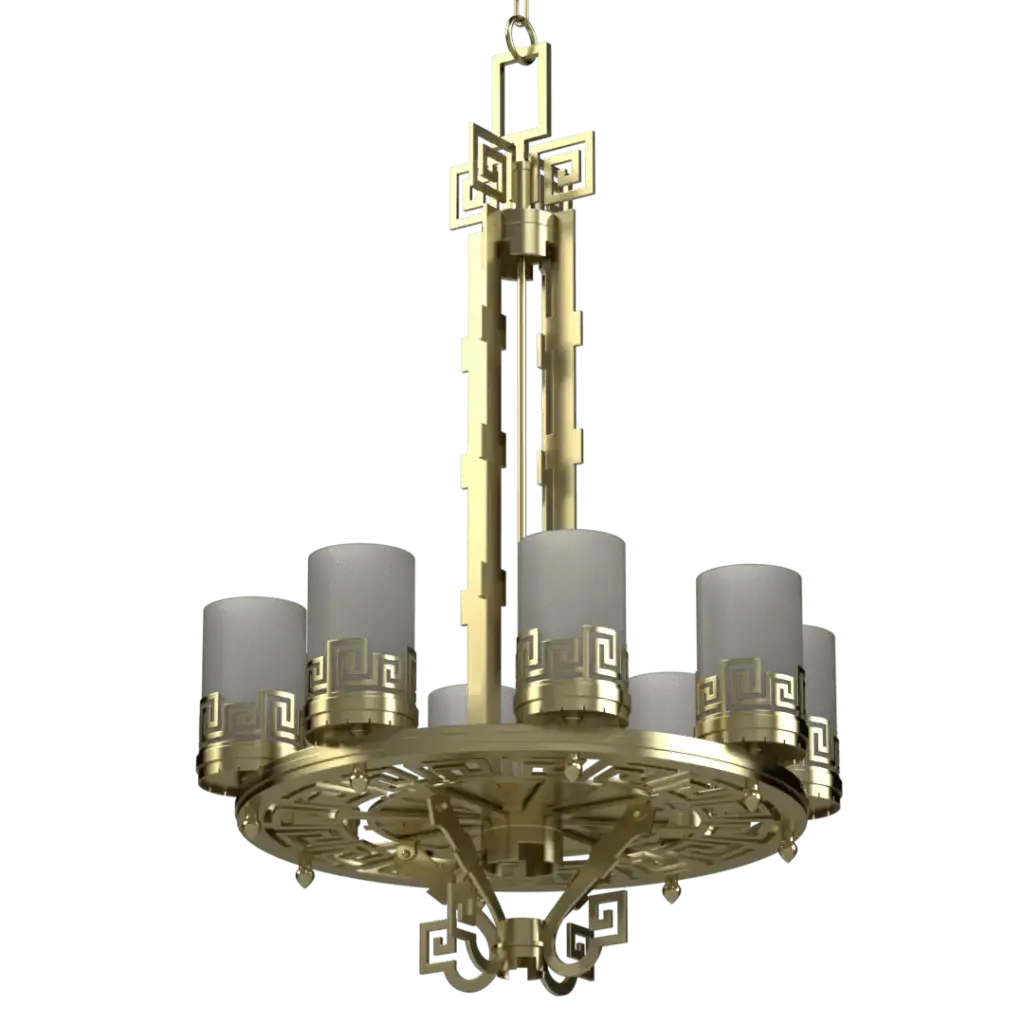 Meander Chandelier - Crenshaw Lighting - Statement