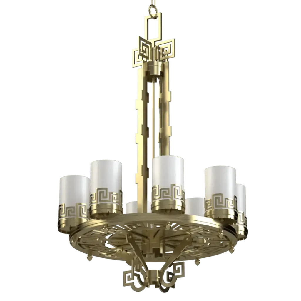 Meander Chandelier - Crenshaw Lighting - Statement