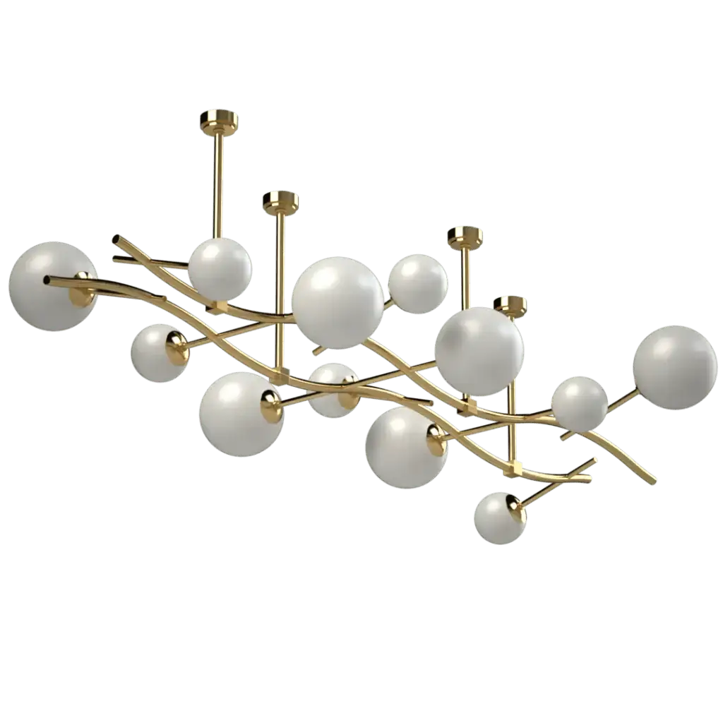 Gateway Chandelier - Crenshaw Lighting - Statement