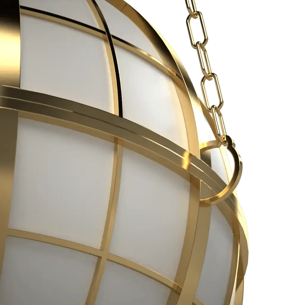 Hampton Roads Globe Pendant - Crenshaw Lighting - Statement