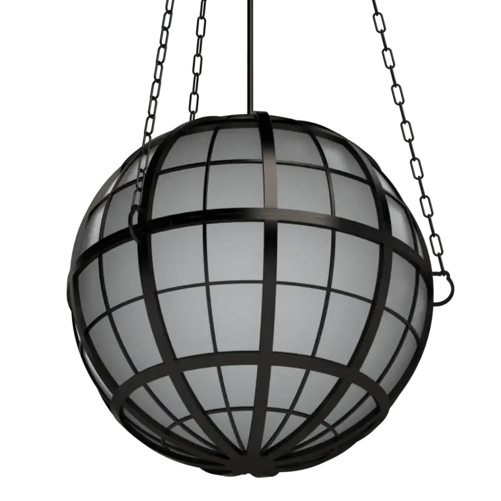 Hampton Roads Globe Pendant - Crenshaw Lighting - Statement