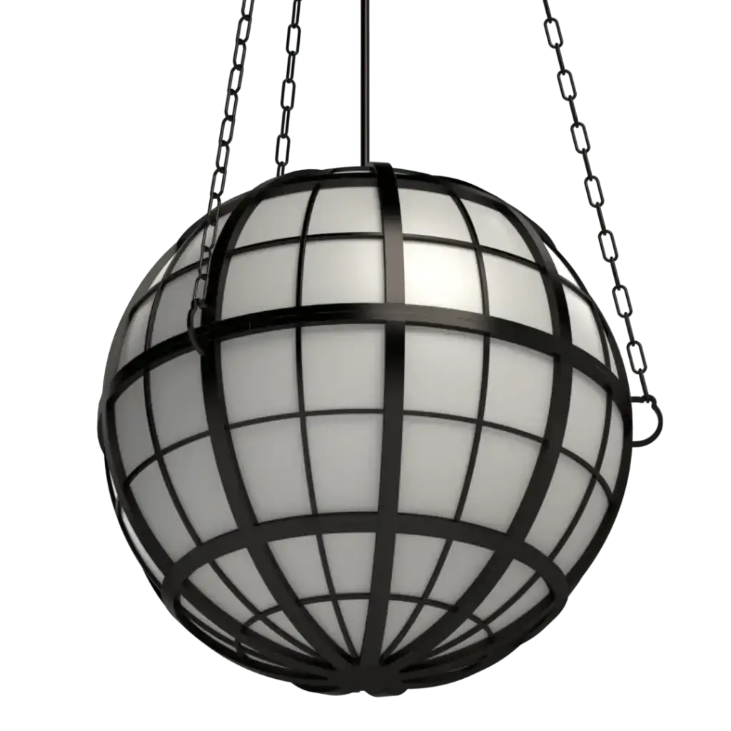 Hampton Roads Globe Pendant - Crenshaw Lighting - Statement
