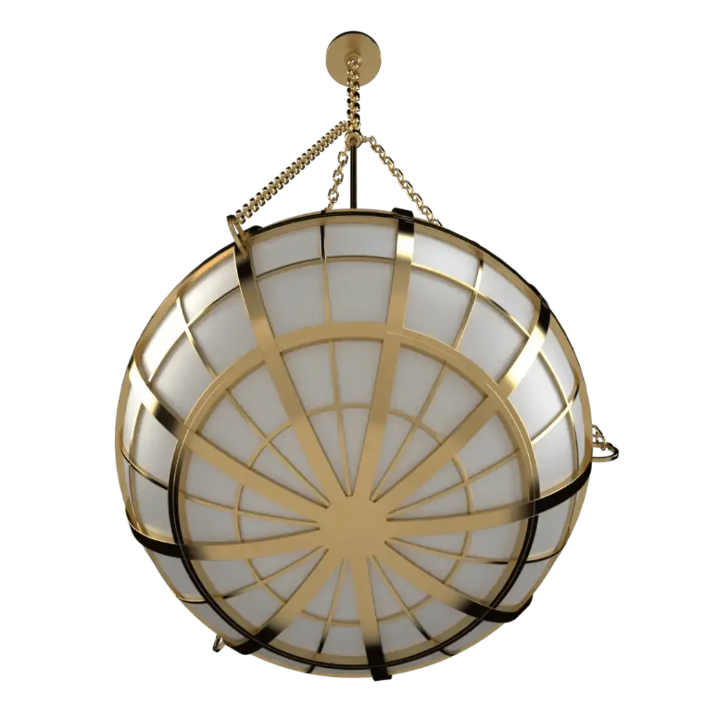 Hampton Roads Globe Pendant - Crenshaw Lighting - Statement