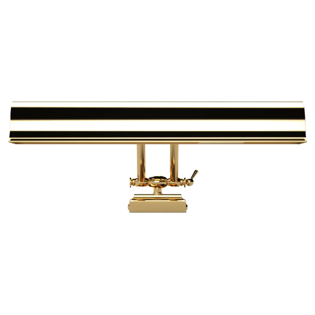 Decorative wall sconce with black and gold design on a white background