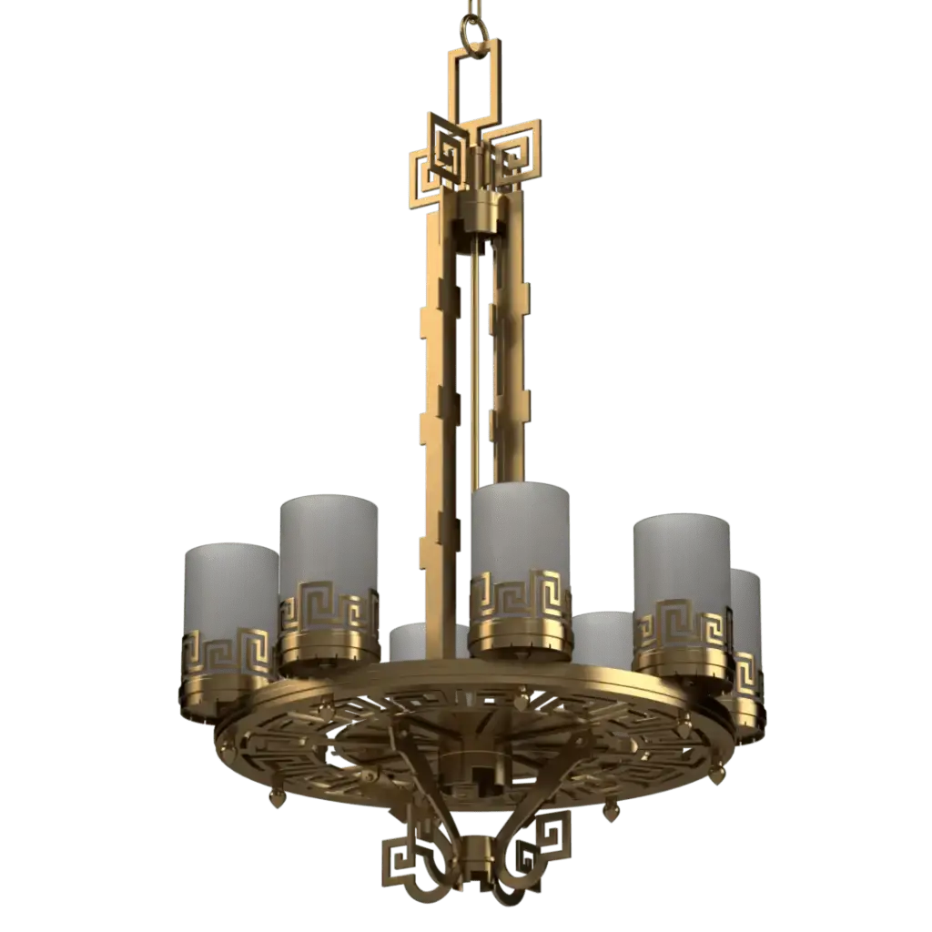 Meander Chandelier - Crenshaw Lighting - Statement