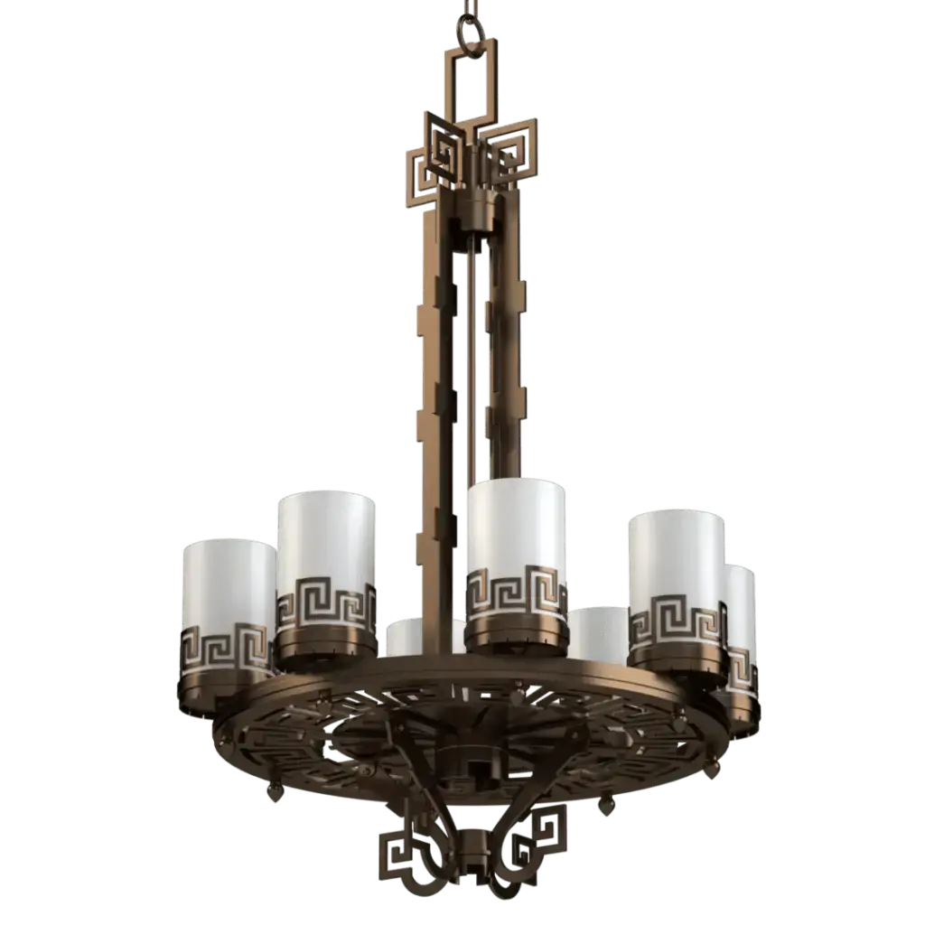 Meander Chandelier - Crenshaw Lighting - Statement