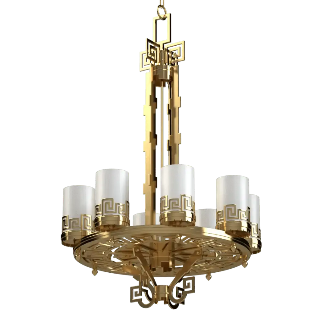 Meander Chandelier - Crenshaw Lighting - Statement