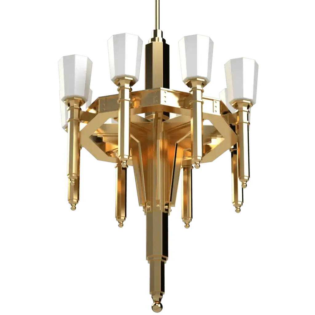 Palladium Chandelier - Crenshaw Lighting - Statement