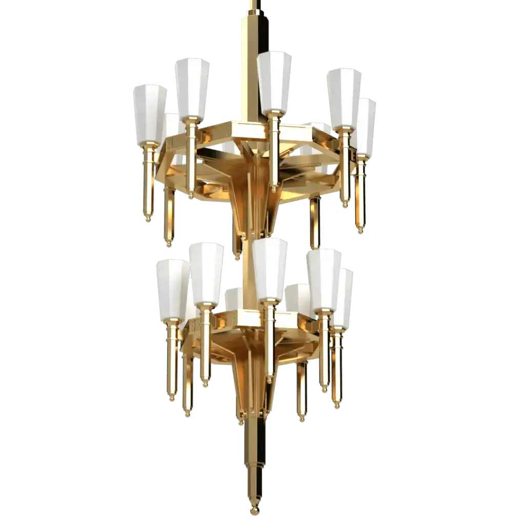 Palladium II Chandelier - Crenshaw Lighting - Statement